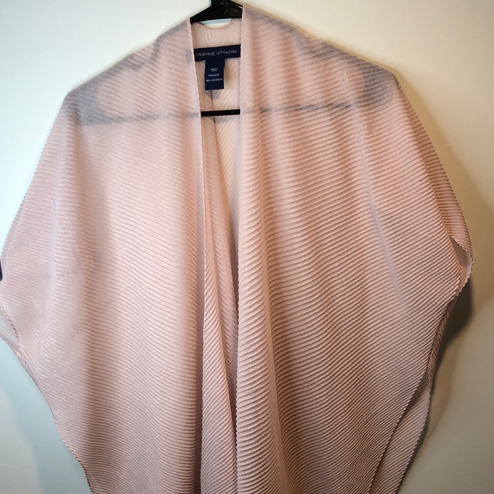 Adrienne Vittadini Women's Soft Pink Poncho